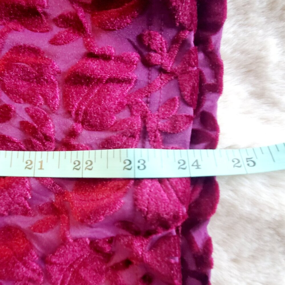 Frazier Lawrence Whimsigoth Sheer Velvet Shirt Large - Picture 7 of 7